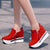 platform sneakers women shoes red casual shoes comfortable platform shoes heels black canvas shoes women invisible wedge sneaker