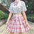 Japanese Women Jk Skirts High Waist Students School Uniform Pleated A-Line Mini Plaid Harajuku Preppy Skirts