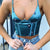 Bjlxn Staghetti V Neck Satin Corset Top With Straps Summer Floral Print Clothes Blue Sleeveless Club Women Crop Tops