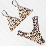 Bikini Micro Swimwear Women Leopard High Cut Swimming Bathing Suit Biquini Set Sexy Swimsuit Femme Brazilian Bikini