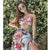 New Ruffle Bikini Retro Women Vintage Floral Push Up Bikinis Set High Waist Padded Biquini Swimwear Swimsuit Bathing Suit