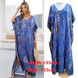 Easy Dry Beach Cover up Robe Plage Vestido Playa Beach Pareo Swimsuit cover up Beachwear Plus size Bathing suit Women Maxi Dress