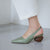 women sandals Leather shoes plus size 22-26.5cm Spring-summer Lizard sheepskin high heel 7cm women wedges shoes for women
