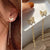 Women Long Tassel Earrings Korean Sweet Butterfly Rhinestone Earring Elegant Geometric Hanging Earring Jewelry New
