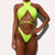Cossbody Bandage Two Piece Swuit Women Swimwear Sequins Halter Thong Bikini Set Padded Swimsuit Women Bathing Suit