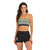 Plus Size Bikini Women Print Swimwear Sport Style Swimsuit Shorts Biquini High Waist Tankini Crop Top Bathing Suit Mujer Beach