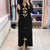 Turkish Dress Elegant Maxi Dresses Muslim African A Line Women Robe Plain Casual Femme Vestiods Office Retro Long Dress 2022 - Bjlxn