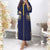 Ruoyee Dubai Dress Women Embroidery Floral  Spring Summer Fashion Hooded Long Sleeves Muslim Elegant Maxi Dresses Robe Femme - Bjlxn