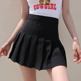 Y2K Harajuku Tartan Women Skirt Sexy Plaid Pleated Skirts Fashion Mini Dance Skirt Side Button High Waist School Skirts Female - Bjlxn