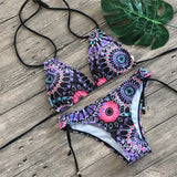 Floral print bikinis new swimwear women swimsuit beach bathing suit maillot de bain femme biquini sexy brazilian bikini set