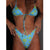 Bjlxn Sexy Bikini String Swimsuit Women Biquini Floral Print Bikini Set Bathing Suit Women Swimwear Bikinis High Cut Beachwear