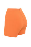 DEIVE TEGER Women 2021 New Fashion Bandage Shorts Casual Black Orange Bone Color Shorts 9001 - Bjlxn