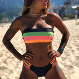 New Sexy Bikini Set  Brazilian bikini swimwear women Bandeau swimsuit female Push up bathing suit Summer bathers biquini