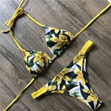 Floral print bikinis new swimwear women swimsuit beach bathing suit maillot de bain femme biquini sexy brazilian bikini set