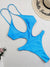 2023 Sexy Solid Hollow Out One Piece Swimsuit Female Plus Size Swimwear Women Backless Bathing Suits Summer Beach Wear Monokini