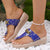 Fashion Chain Wedge Flip Flops Women Summer Thick Sole Non Slip Beach Slippers Woman Roman Clip Toe Platform Sandals Plus Size