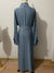 Ramadan Eid Djellaba Abaya Dubai Long Sleeve Muslim Dress Kimono Opened Abaya Dubai Muslim Cardigan Islam Abayas With Belt WY709