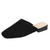 Woman Mules Shoes Outdoor Women Slippers Female Square Toe Shallow Low-heel Casual Shoes Comfortable Slippers Slides
