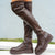 Soft Leather Thick Sole Over Knee Boots Women's Large Size 43 Boot Comfortable Elastic High Cavalier Boots Platform Women Shoes