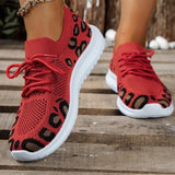 Women's Plus Size Platform Shoes 2023 Autumn New Lace Up Breathable Walking Shoes for Women Outdoor Ladies Casual Sneakers