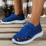 Women's Plus Size Platform Shoes 2023 Autumn New Lace Up Breathable Walking Shoes for Women Outdoor Ladies Casual Sneakers