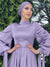 Bjlxn Factory Ramadan Eid Djellaba Muslim Dress Dubai Soft Grosgrain Silky Abaya Dubai Turkey Muslim Dress Islam Robe With Belt WY715