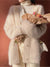 Woman Winter Long Sleeve White Sweater Coat Vintage Single-Breasted Knitting Korean Clothes Elegant Outwear Autumn  Jacket