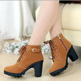 Autumn Winter New Woman Boots Women Shoes Ladies Thick Fur Ankle Boots Women High Heel Platform Rubber Shoes Snow Boots