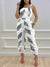 Ladies Off Shoulder Sleeveless Jumpsuit Summer Women Casual Solid Rompers Streetwear Long Playsuits Overalls With Pockets