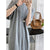 pleated T-shirt dress women's summer new loose casual mid-length over-the-knee straight lazy skirt