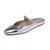 Women Mules Slippers Concise Style Simple Flat Shoes Round Toe Silver Mary Janes Spring Autumn Women Flats One Strap Metal Color