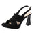 Cross Strap High Heels Sandals for Women Summer 2023 Black Hook Heels Party Shoes Woman Fashion Buckle Strap Platform Sandalias