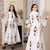 YZZ Muslim Evening Dress Abayas For Women Caftan Marocain Middle East Embroidered Dubai Robe Ladies Dress