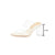 ZA Transparent High Heels Sandals Elegant Women Shoes News Summer Fashion Party  Comfortable PVC Pumps Female Shoes Size 32-44