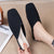 Woman Mules Shoes Outdoor Women Slippers Female Square Toe Shallow Low-heel Casual Shoes Comfortable Slippers Slides