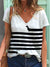 Women Summer T Shirt Fashion 3D flower Plant Print 3XL Size Streetwear Ladies Casual V-Neck Short Sleeve Loose Tops T Shirt