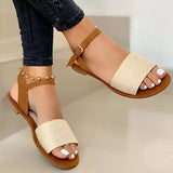 Flat Women Sandals 2023 Summer Women Cross Strap Sandals Fashion Open Toe Elegant Women Shoes Comfortable Sexy Sandals Women