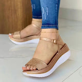 Summer Flats Sandals Platform Sport Women Shoes 2023 New Designer Casual Shoes Fashion Slides Walking Running Sandals Large Size