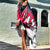 Summer Print Beach Dress Women Off Shoulder Cover-Ups Fashion Long Pareos Oversized Boho Dress Loose Swimsuit Cover-Ups Robe