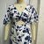 Bjlxn Women Long Dress Printed Ruffle Mid Sleeve Cutout High Waist Long Skirt Maxi Beach Dresses