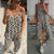 Fashion Ladies Leopard Print Stray Overall Lady Casual V-neck Pockets Long Jumpsuit Chic Women Beach Summer Slim Romper 2023