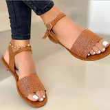 Flat Women Sandals 2023 Summer Women Cross Strap Sandals Fashion Open Toe Elegant Women Shoes Comfortable Sexy Sandals Women