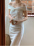 Midi Dress Women Elegant Sexy Summer Fashion Evening Party Office Ladies Vestidos French Design Dresses Female Clothing