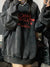 Emo Gothic Print Oversized Sweatshirts Women Harajuku Vintage Loose Hoodies Long Sleeve Crewneck Pullovers Female Tops