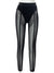 Sexy See-through Black High Waist Long Trousers Casual Sweatpants Women Autumn Elastic Pencil Pants Mesh Leggings