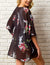 Summer Women Chiffon Cover Up Boho Floral Kimono Cardigan Sheer Half Sleeve Beach Swimwear Blouse Shirts For Female Tops