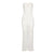Strapless Knitted Dress 2000s Women Off Shoulder Hollow Out Long Dresses Summer y2k Fairycore Sleeveless Tube Dress