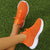 Orange Knitted Breathable Sneakers for Women Plus Size 43 Non Slip Mesh Flats Woman Comfortable Soft Platform Loafers Shoes