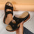 Retro Flower Wedge Slippers Women 2023 Summer Non Slip Beach Shoes Woman Lightweight Casual Platform Sandals Plus Size 42