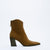 Women Boots High Heels Heeled Cowboy Ankle Boots 2023 Winter Fashion Pointed Toes Heel Women Chunky Heel Woman Shoes Brown